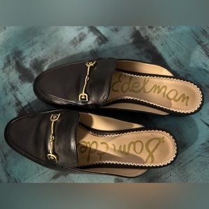 Sam Edelman Linnie slide in black leather, size 7